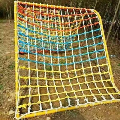 شبكة التسلق الملونة من نايلون للاستمتاع بملاعب